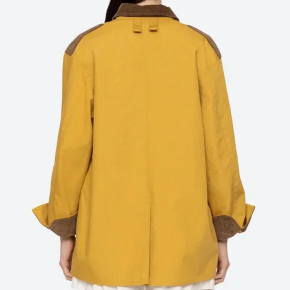Sea New York NWOT Clyde Barn Jacket in Yellow - Picture 3 of 14